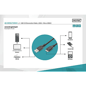 ASSMANN USB3.0 connection cableUSB 0.25m