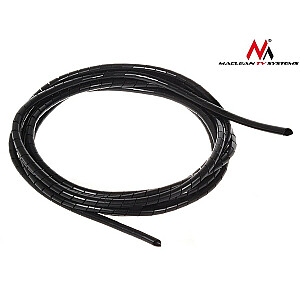 MCTV-684 B Защитная крышка кабеля (5*6мм) 3м Спираль Черный