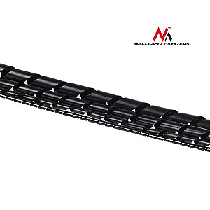 MCTV-685 B Защитная крышка кабеля (8,7*10мм) спираль 3м Черный