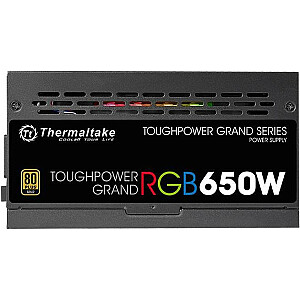 Toughpower Grand RGB 650 W modulārais barošanas avots (80+ zelta, 4xPEG, 140 mm)