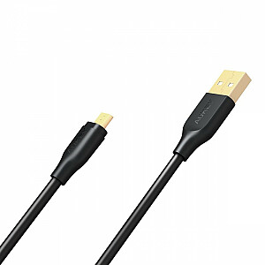 CB-MD1 Черный USB-кабель для быстрой зарядки micro USB-USB | 1м | 480 Мбит/с