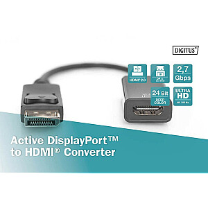 Assman electronic  ASSMANN Active DisplayPort to HDMI Adapt