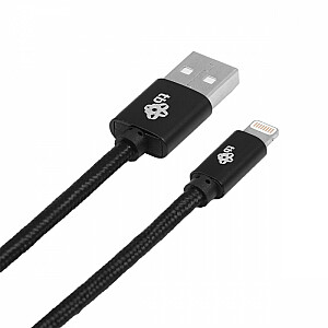 Lightning-USB kabelis 1,5 m melns MFi