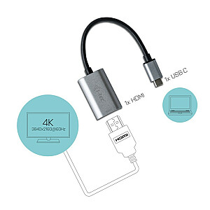 I-TEC I-TEC USB C Металлический адаптер HDMI 4K 60 Гц