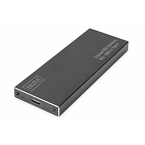 Внешний корпус USB Type C для SSD M2 (NGFF) SATA III, 80/60/42/30 мм, алюминий