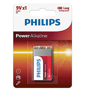 Батарея Power Alkaline 9В 1шт. блистер (LR61)