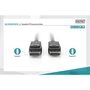 DIGITUS DisplayPort Connection Cable 2m