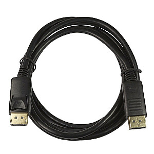 DisplayPort 1,2 M/M kabelis, 4K2K, 5 m, melns