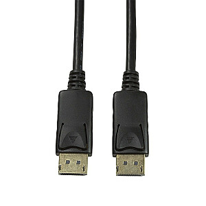 DisplayPort 1,2 M/M kabelis, 4K2K, 5 m, melns