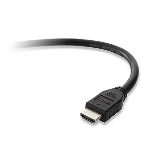 Saderīgs HDMI kabelis 4K/Ultra HD, 1,5 m, melns