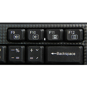 YKB 1002 CS Universāla USB tastatūra, necaurlaidīga