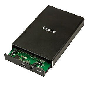 Ārējais SSD korpuss 2x M.2 SATA, USB3.1 gen2, Raid