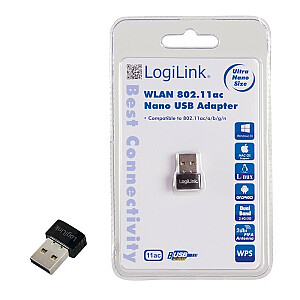 Нано-адаптер WLAN 802.11ac, USB2.0