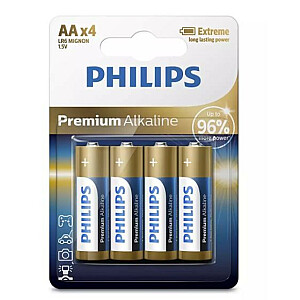 Premium AA sārma akumulators x4