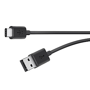 Кабель USB-A — USB-C 3 м, черный