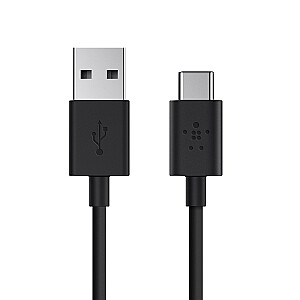 USB-A uz USB-C kabelis 3 m, melns