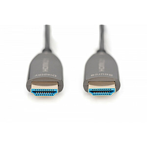 Гибридный разъем ASSMANN HDMI AOC, тип A, M / M, 15 м