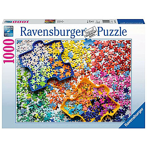 Puzle 1000 gabali Krāsaini puzles gabaliņi