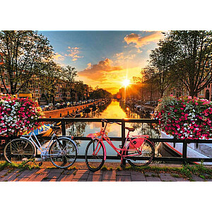 Пазл 1000 деталей Велосипеды в Амстердаме