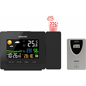 Метеостанция с проектором SWS 5400, часы-будильник