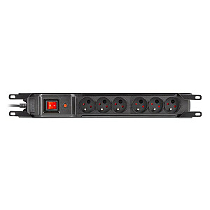 ARMAC Surge protector rack 19i 6xFR 3m