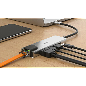 D-LINK USB-C 5-port USB 3.0 hub HDMI