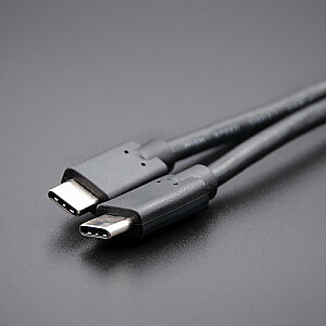 Кабель USB 3.1 типа C «папа» | USB 3.1 тип C, штекер | 2м | Черный
