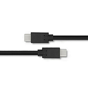 USB 3.1 C tipa kabelis | USB 3.1 Type C, vīriešu | 3 m | Melns