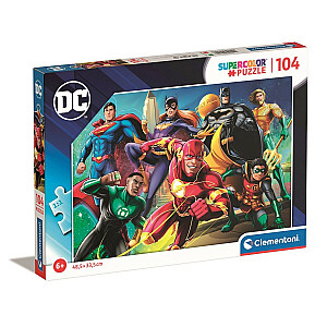 Пазл 104 элемента Super Kolor DC Comics