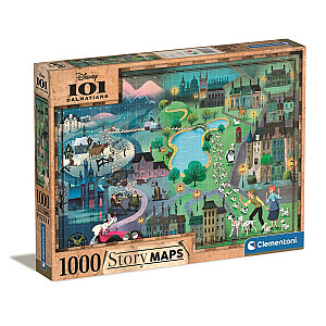 Puzle 1000 gabali Stāstu kartes 101 Dalmācietis