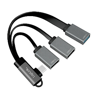 LogiLink 3-портовый USB-C под углом