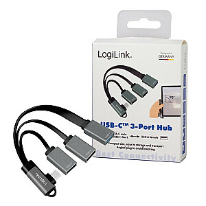 LogiLink 3-портовый USB-C под углом