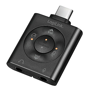 Аудиоадаптер USB-C/M на 2xjack 3,5 мм 7,1