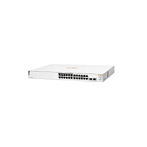 Коммутатор HP HPE Aruba Switch IOn 1830, 24 Гбит/с, 2 SFP, 195 Вт