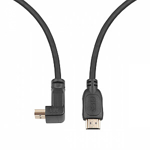 Кабель HDMI v 2.0, позолоченный, изогнутый, 1,8 м