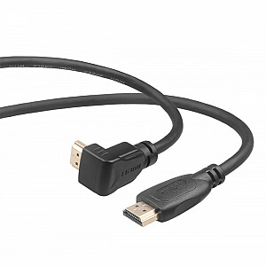 HDMI v 2.0 kabelis, apzeltīts, izliekts, 1,8 m