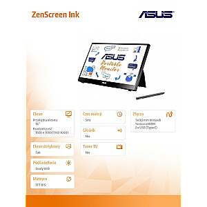 Asus  ASUS ZenScreen Ink MB14AHD 14inch