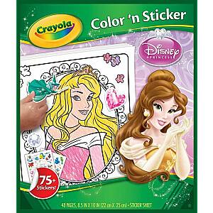 CRAYOLA Princess раскраска с наклейками