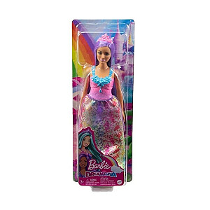 Кукла Барби Дримтопия с фиолетовыми волосами.