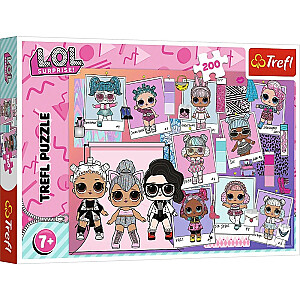 Puzle 200 daļas L.O.L Surprise Lovely Dolls