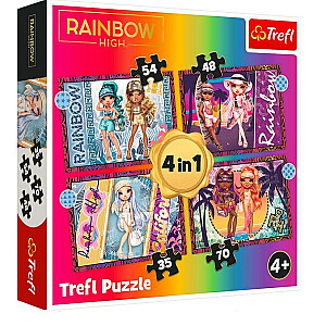 4in1 puzle Rainbow Augstākās modes lelles