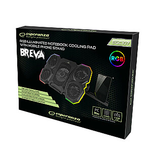 Breva LED RGB spēļu dzesēšanas paliktnis
