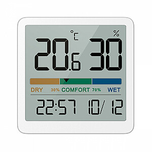Meteoroloģiskās stacijas termometrs/higrometrs ar pulksteņa un datuma funkciju GB380