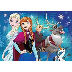 Puzle 2x24 gabali Frozen Friends