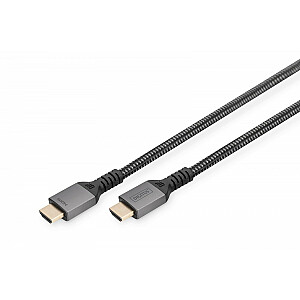 Сверхскоростной соединительный кабель UHD HDMI 2.1 премиум-класса, 8K60 Гц, тип HDMI A/A M/M, 2 м, черный