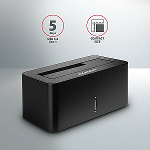 Dokstacija ADSA-SN, USB 3.2 Gen 1 — 1x SATA 6G 2,5"/3,5" SSD/HDD