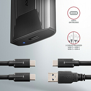 EEM2-GTSA Безвинтовой алюминиевый внешний корпус, твердотельный накопитель USB-C 3.2 GEN 2 M.2 NVMe, кабель USB CC + C-A