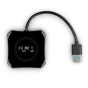 HUE-S1B centrmezgls, 4 porti USB 3.2 Gen 1, kabelis 16 cm