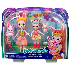 Набор кукол Enchantimals Сестры Бри и Беделия и их кролики