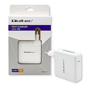 Сетевое зарядное устройство FAST 96 Вт | 5-20 В | 3-4,7А | USB-C ПД | Белый